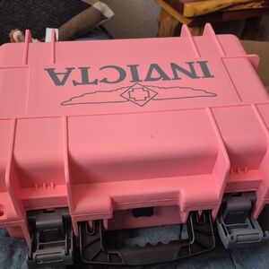 Invicta Pink Protective Hard Case with Gray Accents